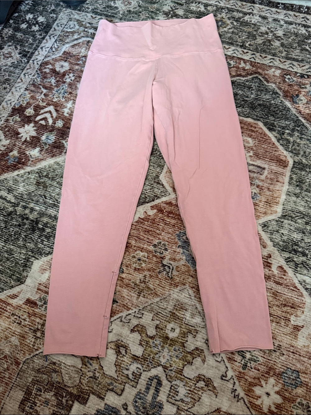 TNA Pale Pink High-Waist Leggings Size Medium